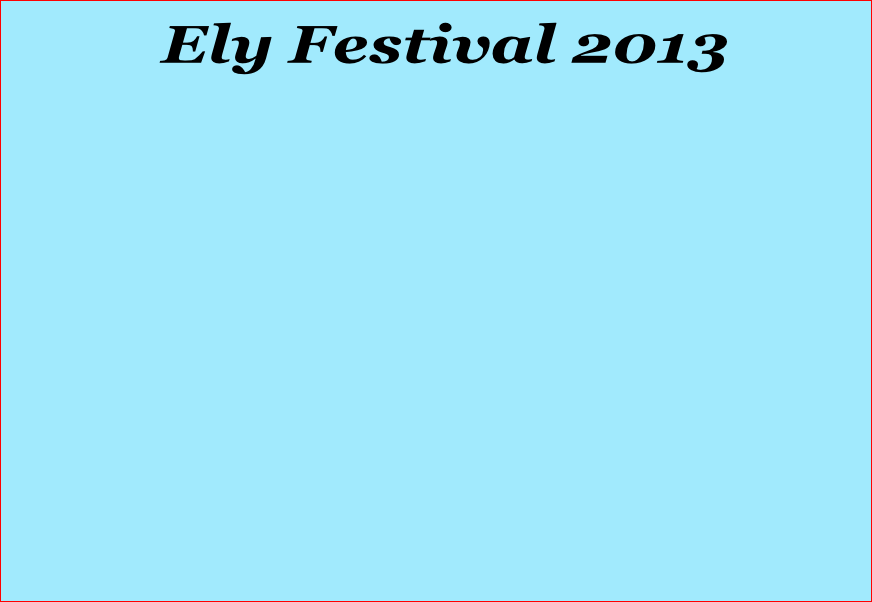 Ely Festival 2013
